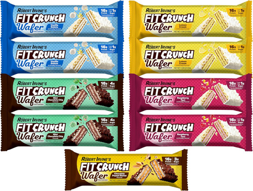 Barras De Proteína De Wafer Fitcrunch, 16g De Proteína E 1-3 - Imagem 9
