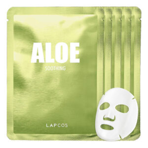 Máscara De Lençol Lapcos Aloe Com Gel De Pepino E Aloe Paco