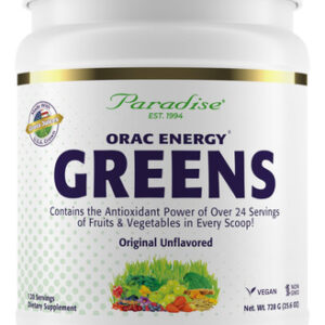 Suplemento Paradise Herbs Orac Energy Greens Em Pó 15 Porçõe