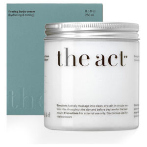 Creme Corporal Reafirmante The Act Hydrating Com Café Verde