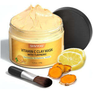 Máscara Facial Shvyog Vitamina C Com Argila De Caulim E Açaf