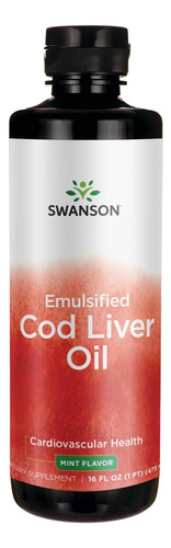 Óleo De Fígado De Bacalhau Emulsionado Swanson Swanson 473