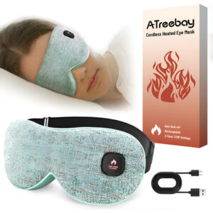 Máscara De Olhos Aquecida Atreebay Cordless Para Olhos Secos