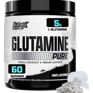 Suplemento Nutrex Research L-glutamina Em Pó 300g - 60 Doses