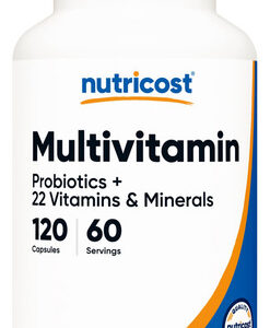 Suplemento Multivitamínico Nutricost Com Probióticos 120 Cáp