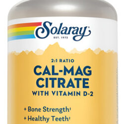 Suplementos De Cálcio E Magnésio Solaray Solaray 90 Cápsulas
