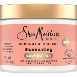Manteiga Corporal Iluminadora Da Sheamoisture Com Coco