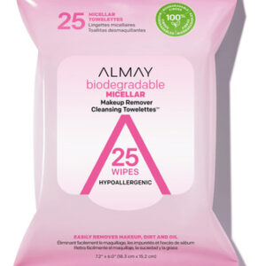 Toalhetes De Limpeza Para Removedor De Maquiagem Almay Biode