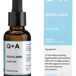 Óleo Facial Hidratante Vegano De Esqualano Q+a 30ml Makeup C