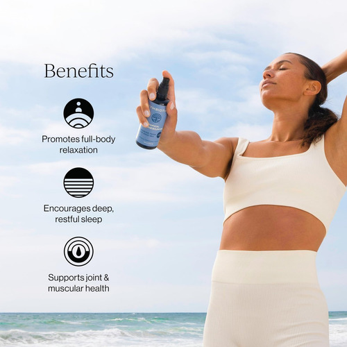 Spray Tópico De Magnésio Cymbiotika Para O Corpo Makeup Cosm - Imagem 4