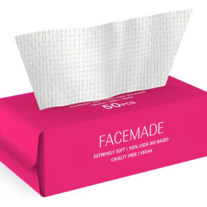Lenços Faciais Descartáveis Facemade Xl 50 Unidades Makeup C