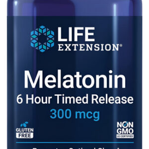 Life Extension Melatonina De Liberação Prolongada 300 Mcg
