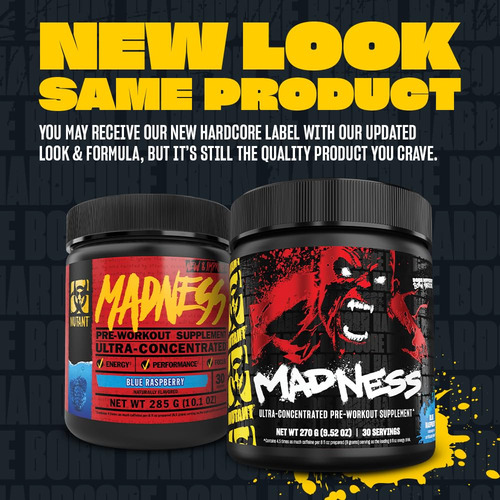 Pre Workout Powder Mutant Madness 270 G 30 Porções Trocadil - Imagem 3