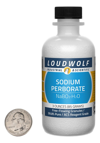 Perborato De Sódio Loudwolf 3 Oz 99,8% Grânulos Soltos Puros - Imagem 4