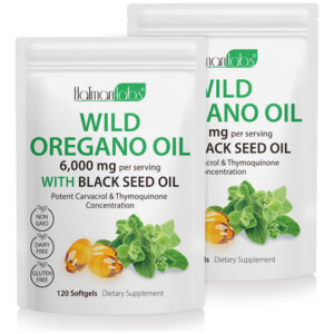 Suplemento De Óleo De Orégano 6000mg Com Óleo De Semente Pre