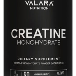 Creatina Monohidratada Em Pó Valara 450g 90 Porções 5g/dos