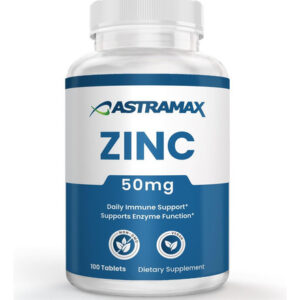 Astramax Zinco 50mg Suporte Imunológico Vegano