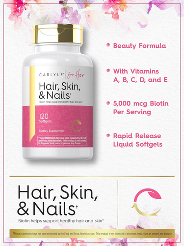 Vitamina Carlyle Para Pele E Unhas 120 Cápsulas Gelatinosa - Imagem 10
