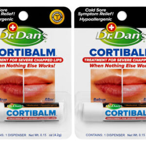 Pacote De 2 Protetores Labiais Dr. Dan&quots Cortibalm Para Lábi