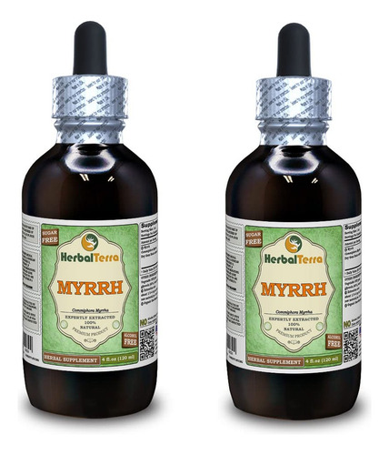 Herbal Terra Llc Glicerita De Mirra Orgânica Sem Álcool - Imagem 4