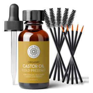 Óleo De Rícino Orgânico Pure Body Naturals Para Cílios E Mak