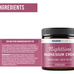 Loção Hidratante De Magnésio Magnum Solace Para Crianças Mak