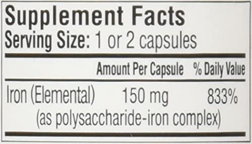 Nu-iron 150mg 100ct Caps - Imagem 4