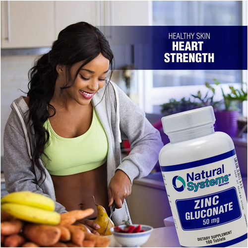 Gluconato De Zinco 50 Mg Da Natural Systems Naturasys - Supl - Imagem 7