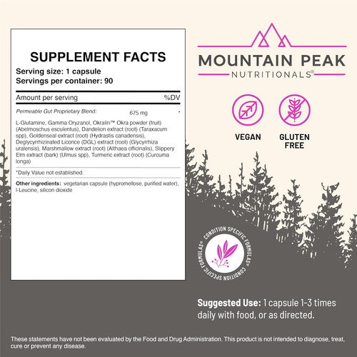 Fórmula De Intestino Permeável Da Mountain Peak Nutritionals - Imagem 9