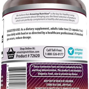 Suplemento Msm Amazing Nutrition 2000 Mg | 120 Cápsulas