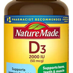 Vitamina D3 Produzida Na Natureza 2000 Ui (50 Mcg) Dietétic