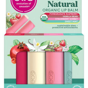 Bálsamo Labial Natural E Orgânico Eos - Pacote Com 4 Makeup