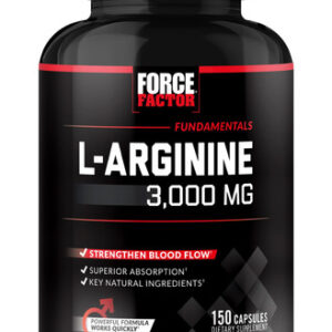 Suplemento Force Factor L-arginina Óxido Nítrico 150 Cápsu