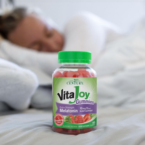 Gomas De Melatonina Extra Forte Vitajoy 21st Century 10 - Imagem 8