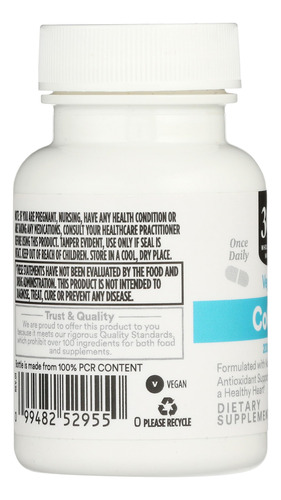 Suplementos 365 Da Whole Foods Market Coq10 200 Mg 30 Cápsul - Imagem 4