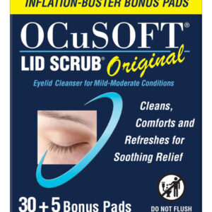 Limpador De Pálpebras Ocusoft Lid Scrub Original 30 Pads