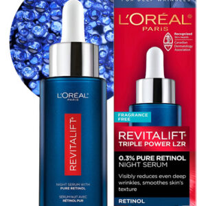 L&quotoréal Paris Revitalift Sérum Noturno Com Retinol Makeup Co