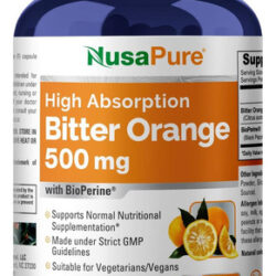 Nusapure Laranja Amarga 500mg 200 Cápsulas Vegetarianas (veg