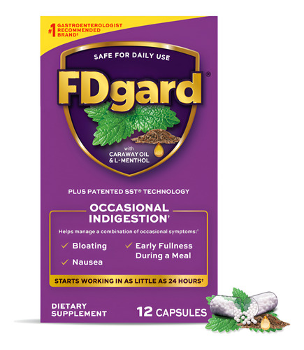 Suplemento Fdgard Gut Health Indigestão Náuseas Inchaço - Imagem 9