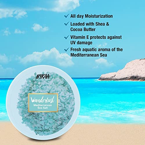 Nykaa Wanderlust Manteiga Corporal De Sal Do Mar Mediterrâne - Imagem 8