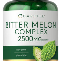 Cápsulas De Melão Amargo Carlyle Contagem 200 Extrato N