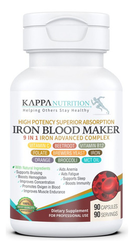 Kappa Nutrition Complexo 9 Em 1 90 Cápsulas