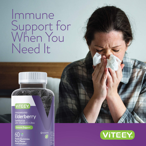 Gomas De Sabugueiro Viteey Sambucus Com Vitamina C E Zinco 6 - Imagem 6