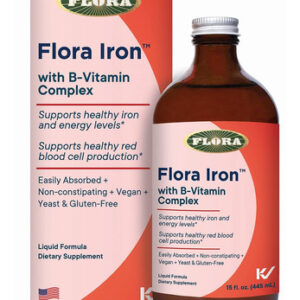 Suplemento Flora Iron Com Complexo De Vitaminas B 450 Ml Veg