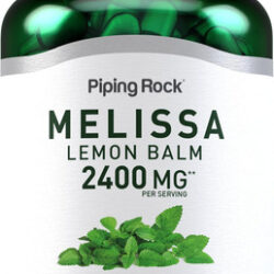 Cápsulas De Erva-cidreira Piping Rock 2400mg | Contagem 200