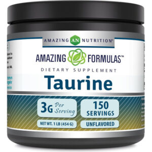 Suplemento Em Pó De Taurina Amazing Nutrition 454g