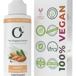 The Organic Forest Óleo De Amêndoa Vegano Puro E Natural