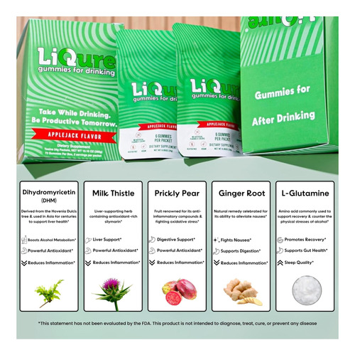 Liqure Gummies Para Beber, Sentir-se Melhor Depois De Uma De - Imagem 4
