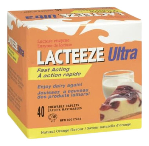 Cápsula De Enzima Ultra Digestiva Lacteeze