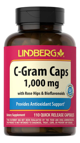 Piping Rock Vitamina C | 1000mg | 110 Cápsulas | Com Bioflav
